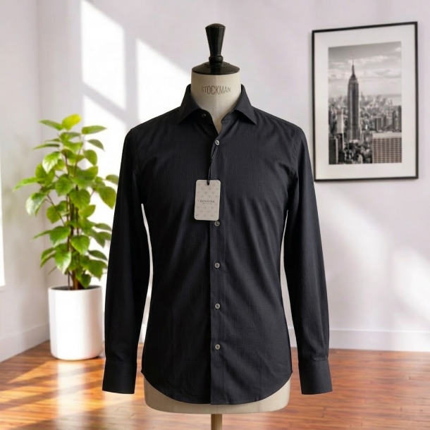 Sonrisa - Chemise - Fior di Cotone - Bleu Nuit - FJ17 - J133 - 02 1