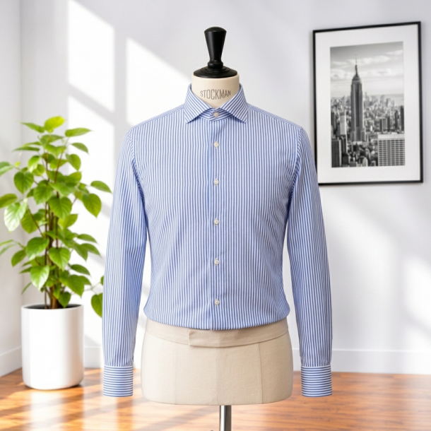 Sonrisa - Chemise - Superior - Rayures Blanc et Bleu - 12 - M255 - 02 1