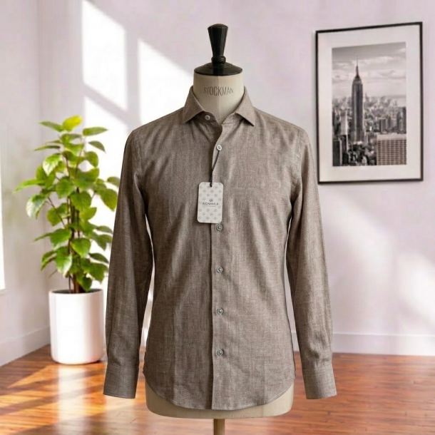Sonrisa - Chemise - Fior di Cotone - Taupe - FJ17 - J134 - 24 1