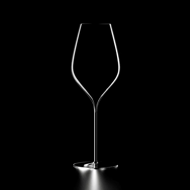 Lehmann Reims Verrerie - Verre - N°4 Ultralight 43 Cl - Soufflé Bouche - Collection Signature A. Lallement