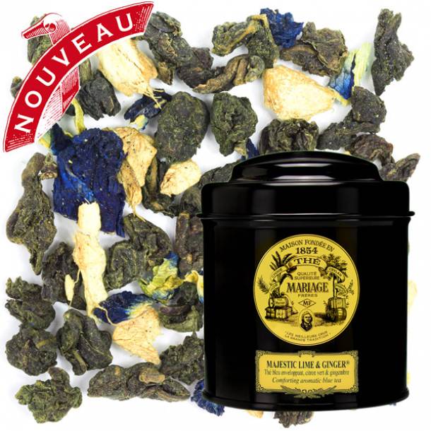 Mariage Frères - Thé Bleu - Majestic Lime & Ginger - Boite - 100 g - TC8595 1