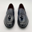 Fratelli Rossetti - Brera -  Manchester Dark Marine - Noir - Semelle Cuir 1