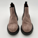 Fratelli Rossetti - Boots - Azir Vigona - Velours Taupe Marron - Semelle Gomme Design 2