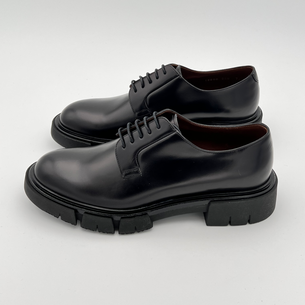 Fratelli Rossetti Derby Dexter Dark Noir Semelle Gomme Design