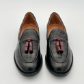 Fratelli Rossetti - Mocassin - Brera - Noir - Semelle Cuir Patin 1