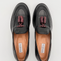Fratelli Rossetti - Mocassin - Brera - Noir - Semelle Cuir Patin 6