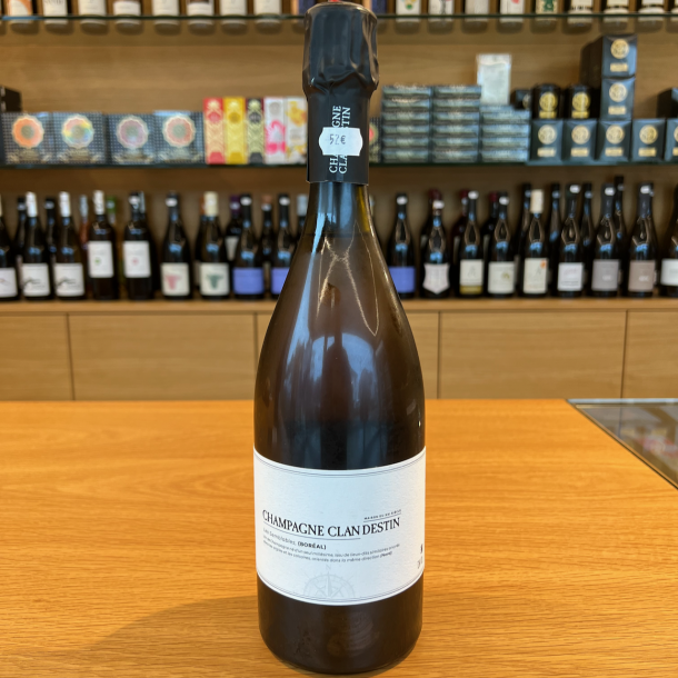 Champagne Clandestin - Les semblables - Boreal R18 - 100 % pinot Noir - Brut Nature - 75 cl 1