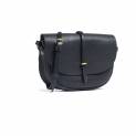 Bleu de Chauffe - Mini Sac Postier Java - Cuir - Noir 2