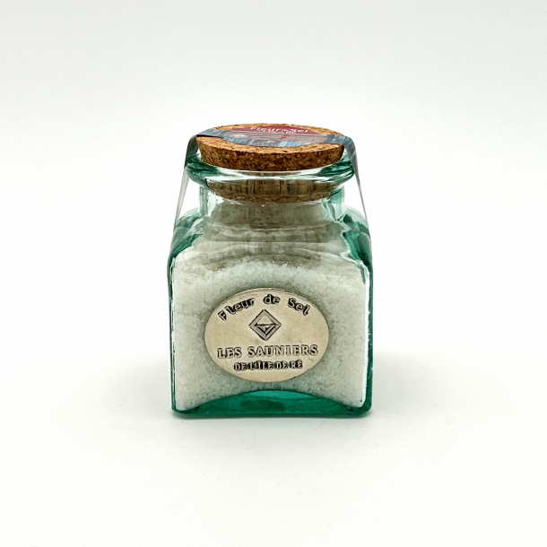 Les sauniers de l'ile de Ré - Bocal Verre avec Bouchon Liège - Fleur de Sel - 180 g 1