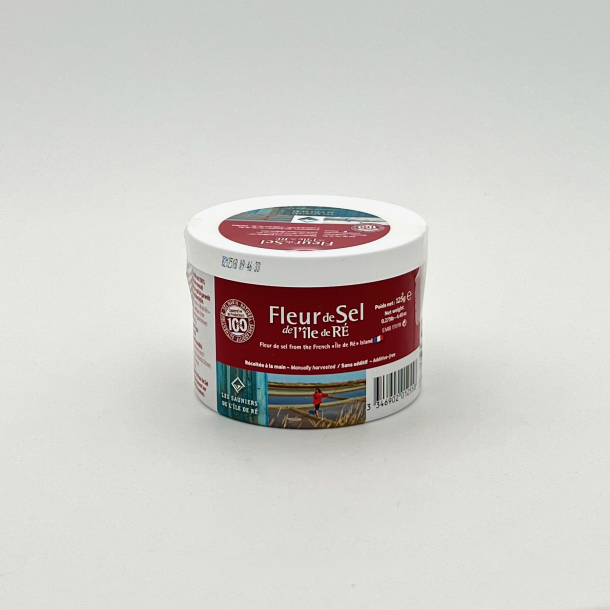 Les sauniers de l'ile de Ré - Pot Carton - Fleur de Sel - 125 g 1
