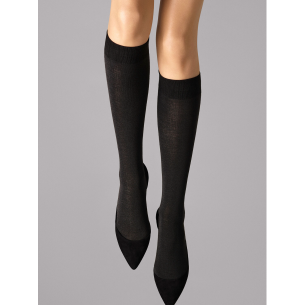 Wolford - Merino - Knee Highs - Black 1