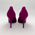 Pollini - Escarpins -  Cuir Velours Orchidea - Talon 85 mm 3