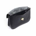 Bleu de Chauffe - Sac Postier Pastel - Cuir - Noir 5