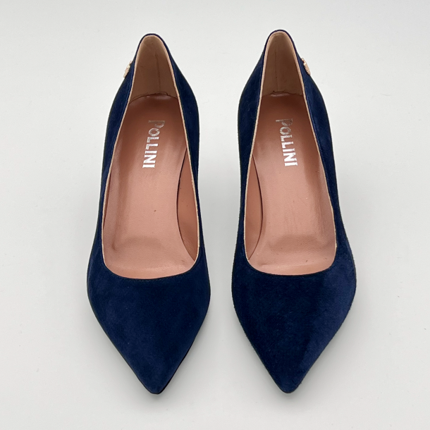 Pollini - Escarpins - Veau Velours ocean - Talon 55 mm  1