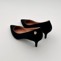 Pollini - Escarpins - Veau Velours Noir - Talon 55 mm 4