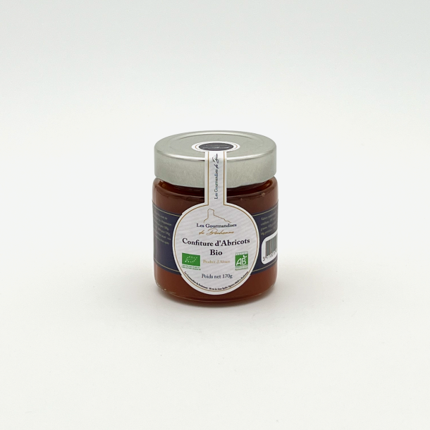 Confiture d'abricots Biologiques petit pot verre 170 grs 1