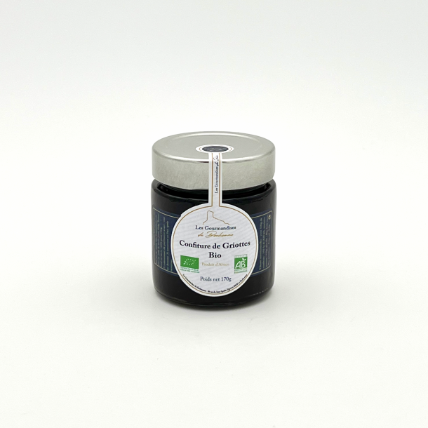Confiture Griottes Biologiques petit pot verre 170 grs 1