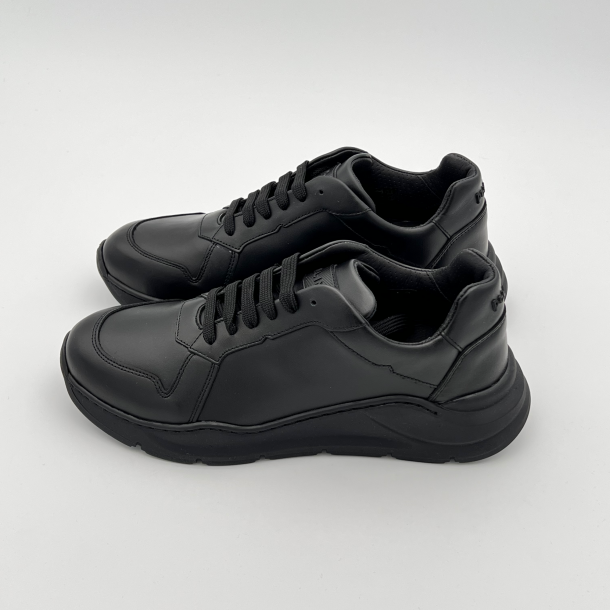 Pollini - Sneakers - Homme - Noir - semelle gomme design  3